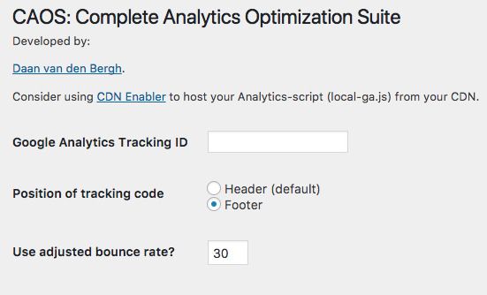 Google Analytics in Google Pagespeed