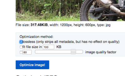 Optimize Image Lossless