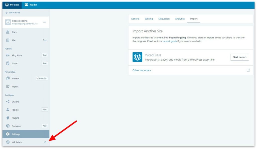 Go to WP Admin on Your WordPress.com Blog 01_Step_Go to Admin