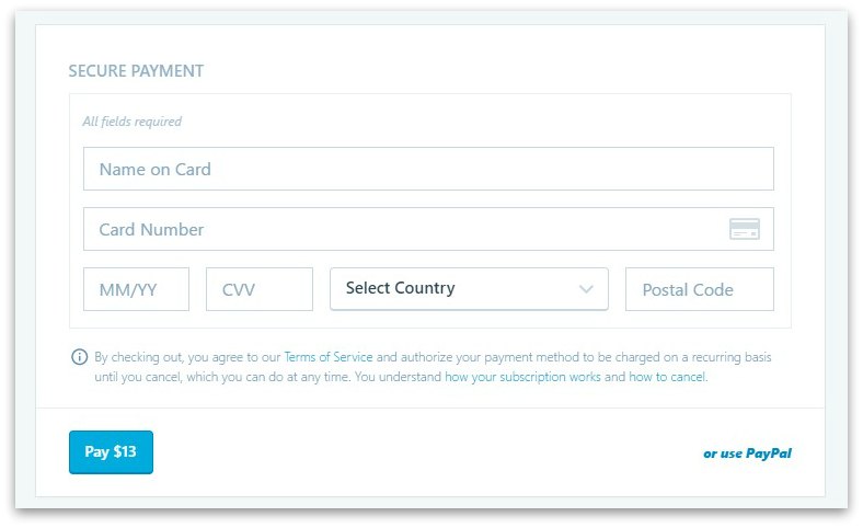 Checkout ‹ bogusblogging — WordPress.com