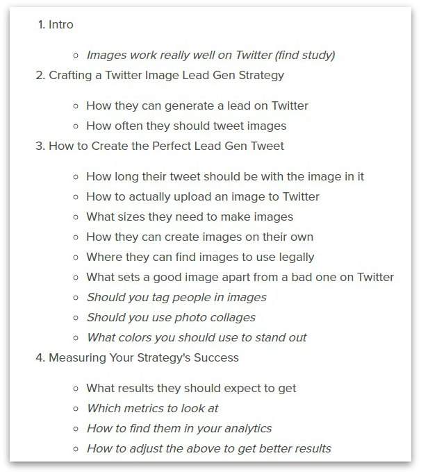 How to Write a Blog Post Outline A Simple Formula to Follow